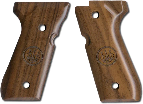 Beretta Wood Pistol Grip w/Tirident Logo