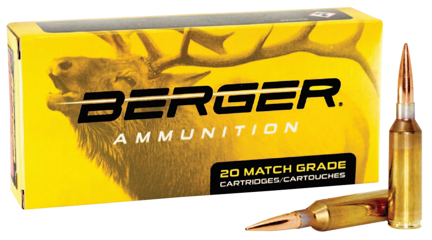 Berger Berger Elite Hunter 6.5 PRC 156 Grain Hybrid Brass Cased Rifle  Ammunition 50010 11% Off