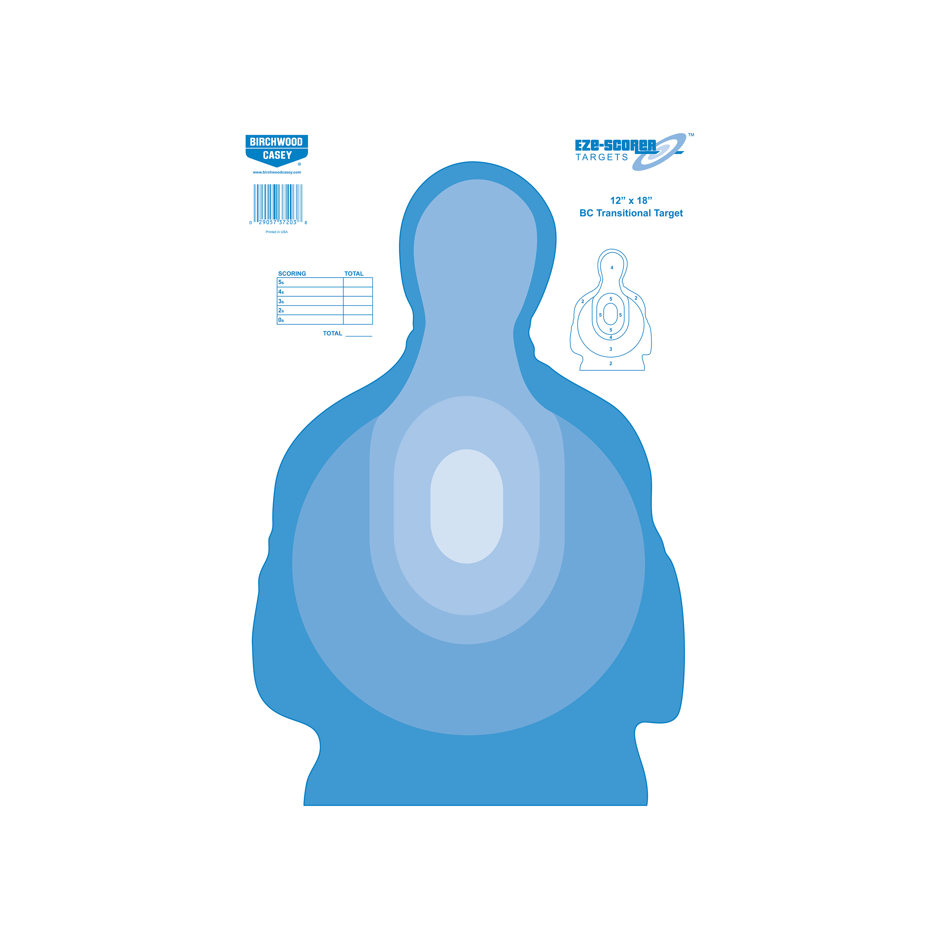 Range Shooting Targets Paper Shooting Hostage Targets 25 Green 25 Blue Silhouette B 27 23x35 Qty 50 Sporting Goods