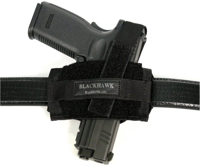 Blackhawk Ambidextrous Flat Belt Holster Black 40fb02bk for sale online
