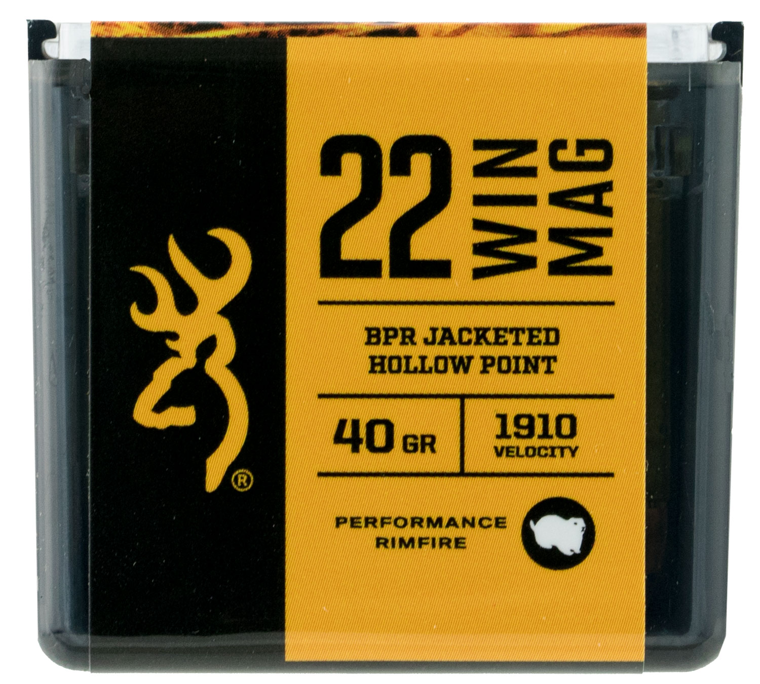 Browning BPR .22 Winchester Magnum Rimfire 40 Grain Jacketed Hollow Point Rimfire Rifle Ammunition