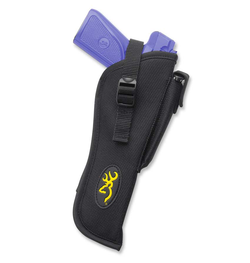 The Browning Buckmark Pistol Holster with Mag Pouch 12902012 is a simple hu...
