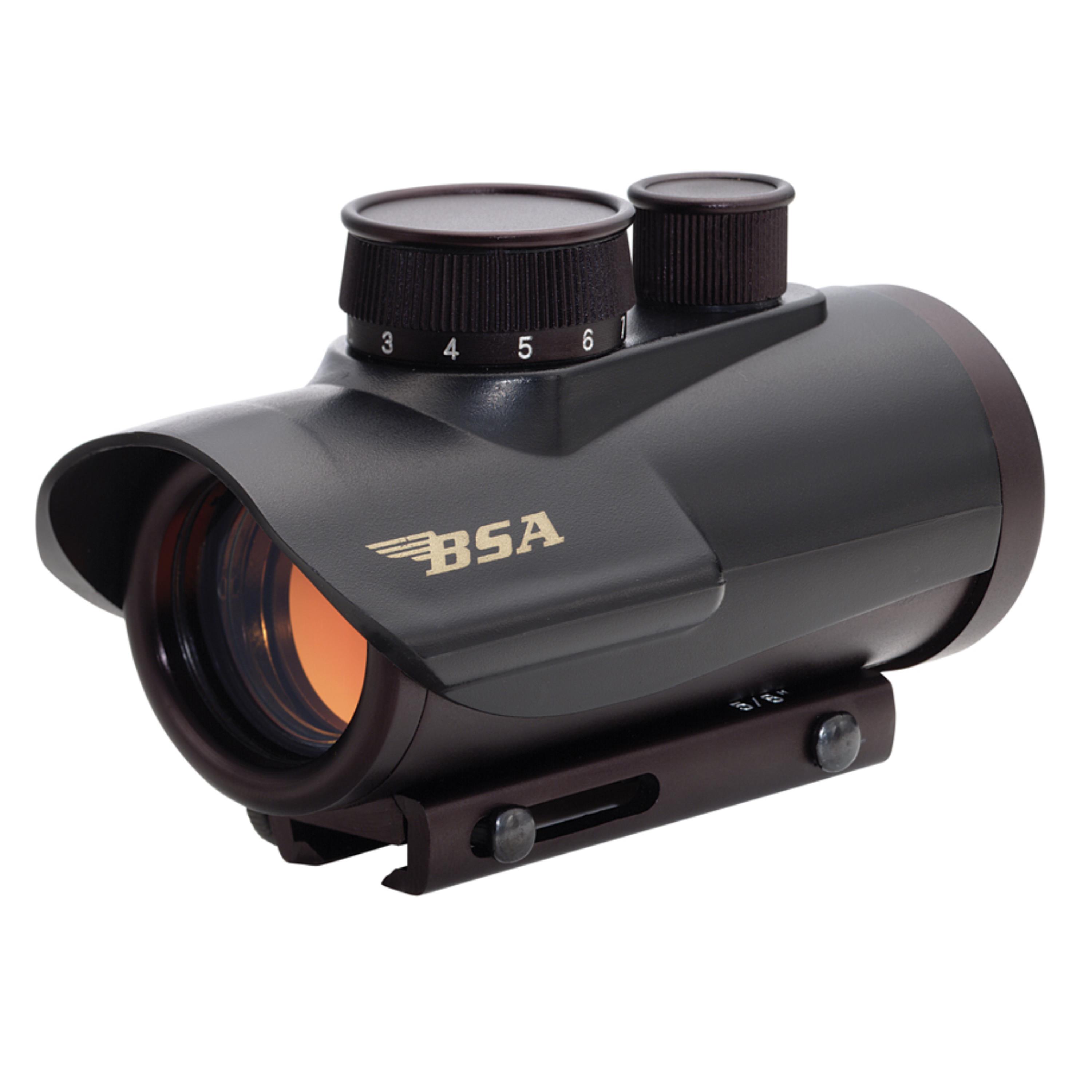 Bsa Stealth Tactical Red Dot Sight 1x 30mm 5 Moa Dot Laser Light