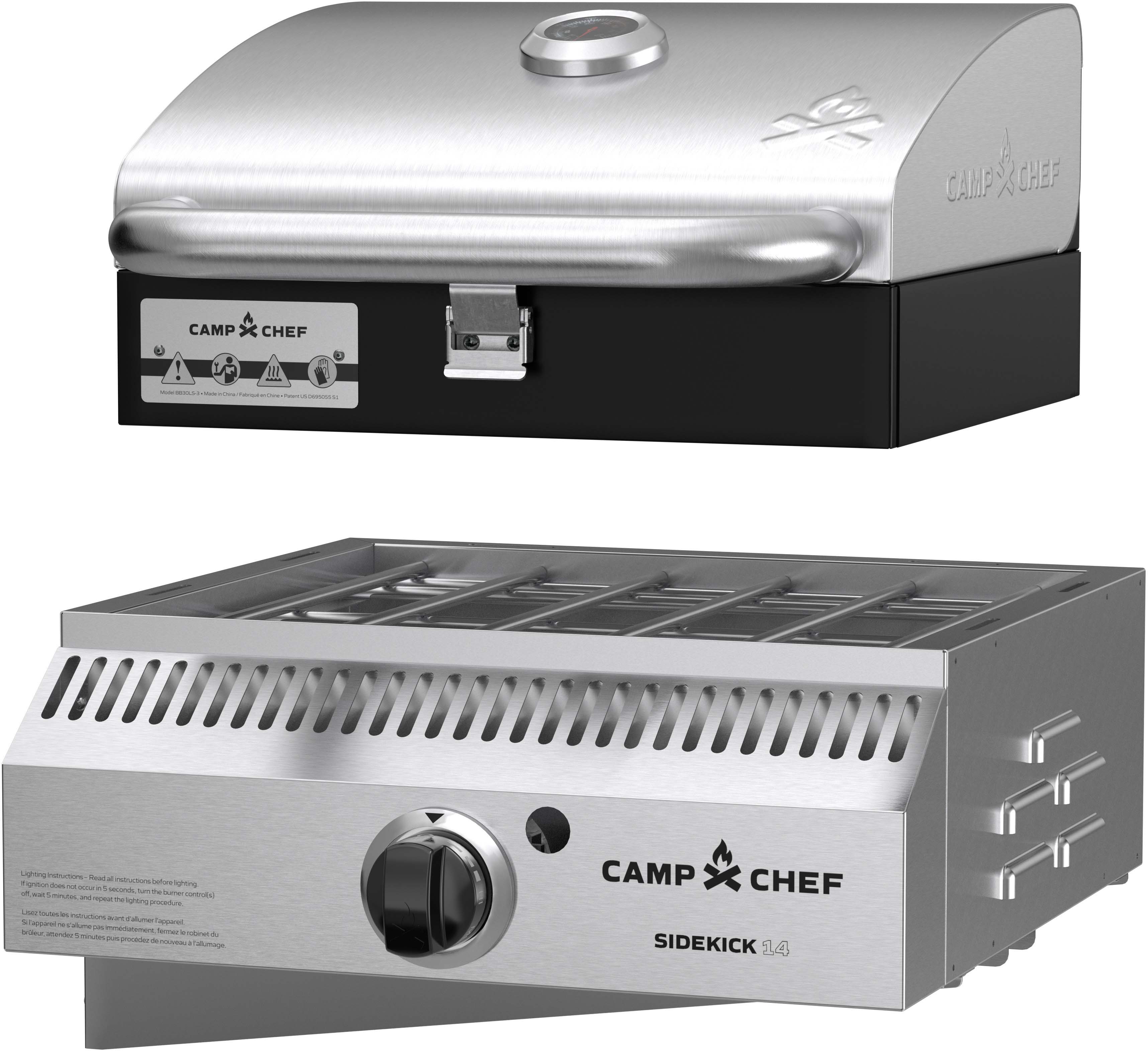 Camp Chef Sidekick Sear w Stainless Steel BBQ Box