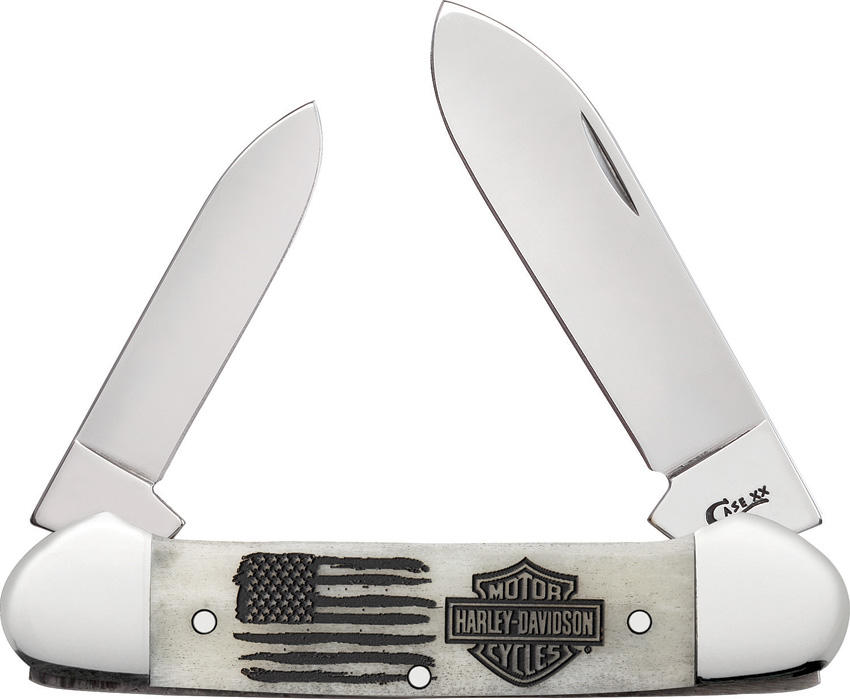 Case Harley Davidson Canoe Folding Knife