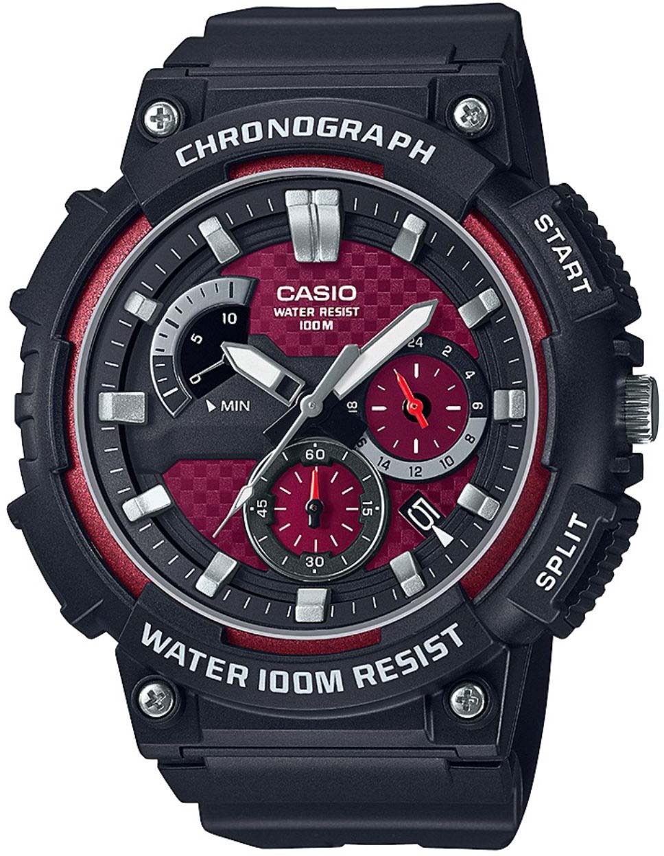 Casio water resist outlet 100m chronograph