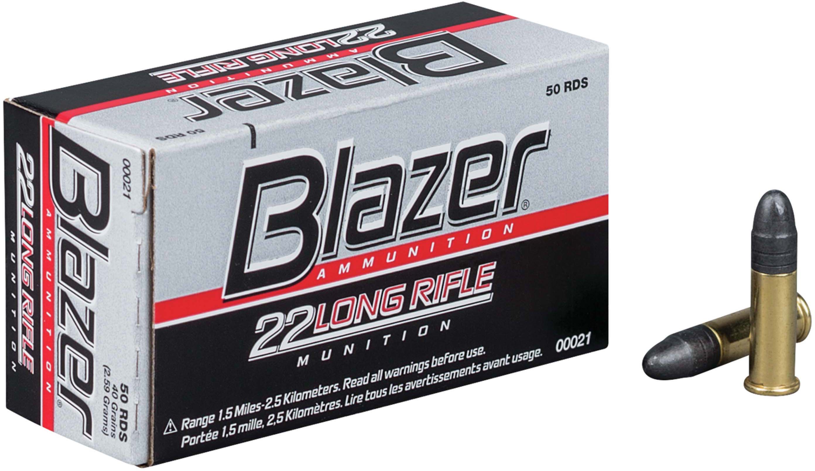 CCI Ammunition Blazer .22 Long Rifle 40 Grain Lead Round Nose Rimfire  Ammunition 21 23% Off