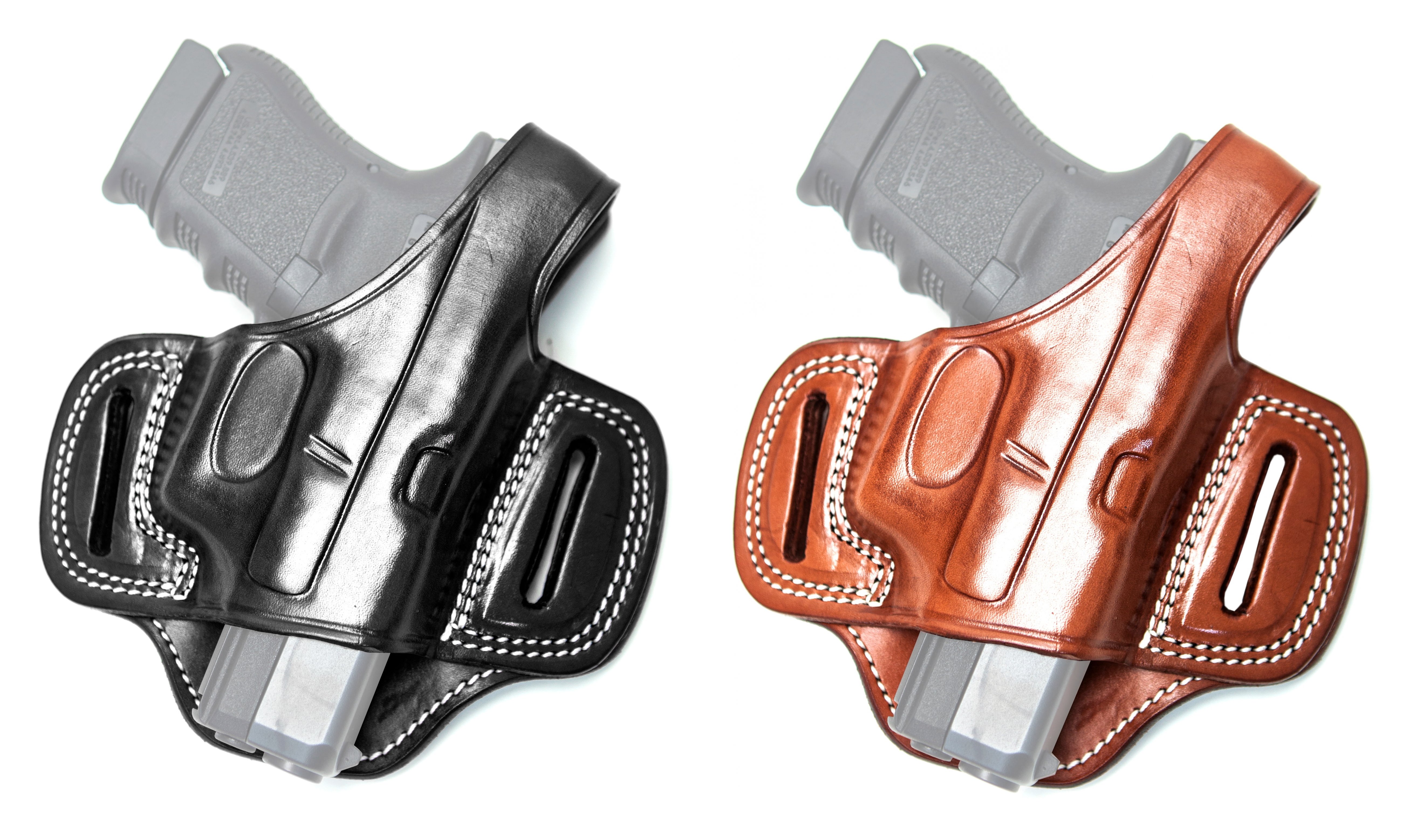 Cebeci Arms S&W Leather Open Muzzle Pancake Holsters