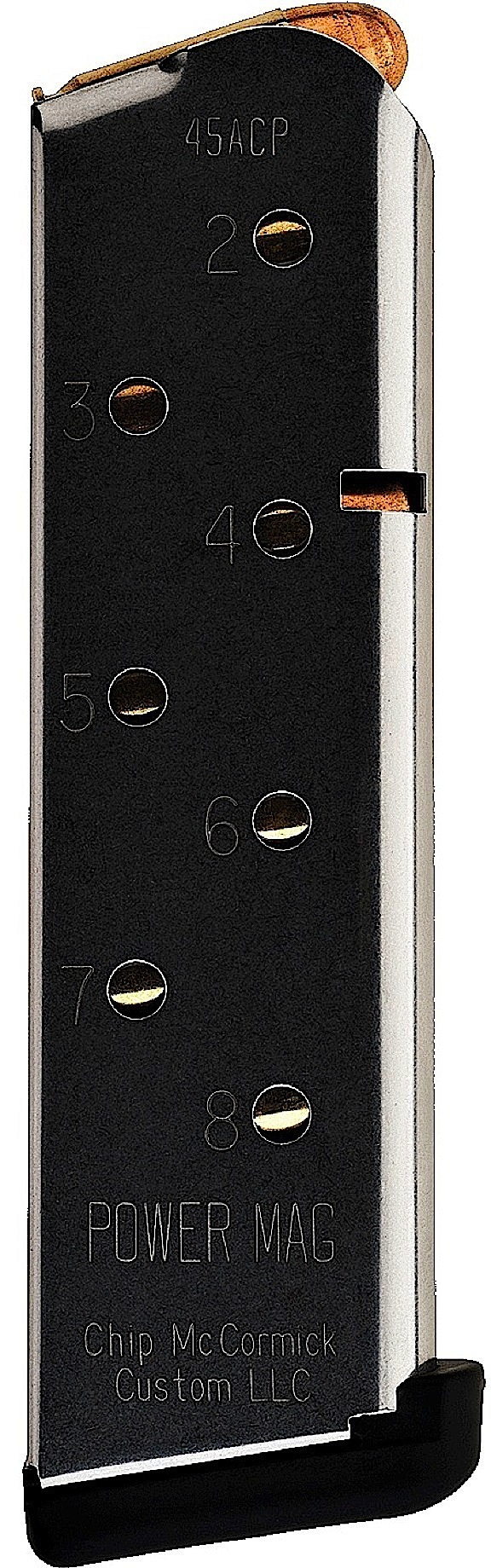 Chip McCormick Custom 14132 1911 45 ACP 8 Round Stainless Steel
