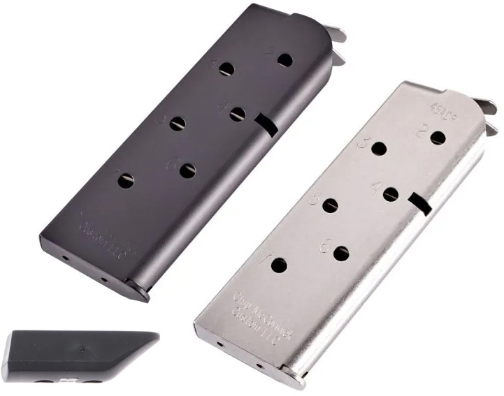 Chip McCormick Match Grade 1911 Government .45 ACP 8 Round Pistol Magazine w/Base Pad
