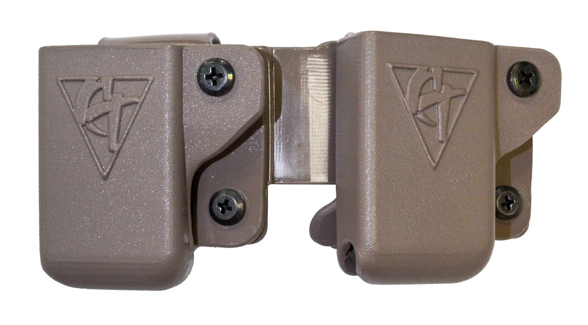 Comp-Tac Twin Magazine Pouch W/ Belt Clip