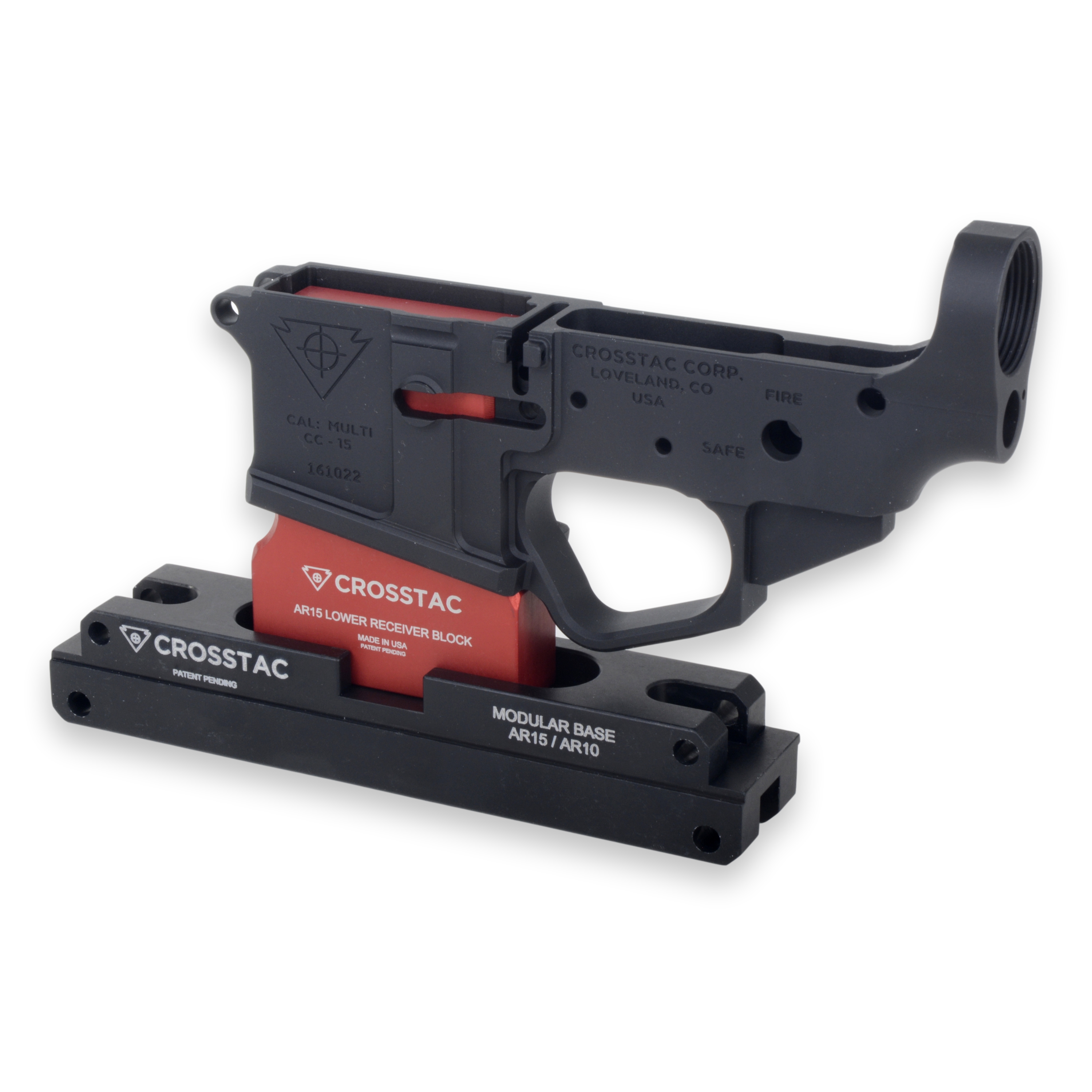 Crosstac AR-15 Modular Maintenance Block Kit w/ AR10/AR15 Receiver