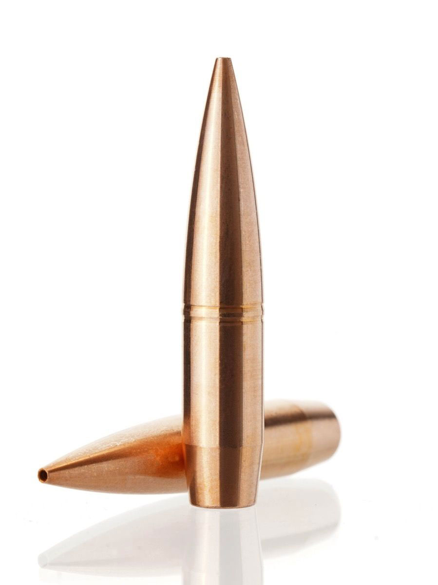 Cutting Edge Bullets Match Tactical Hunting .338 Caliber 265 Grain Solid Copper Hollow Point Rifle Bullets