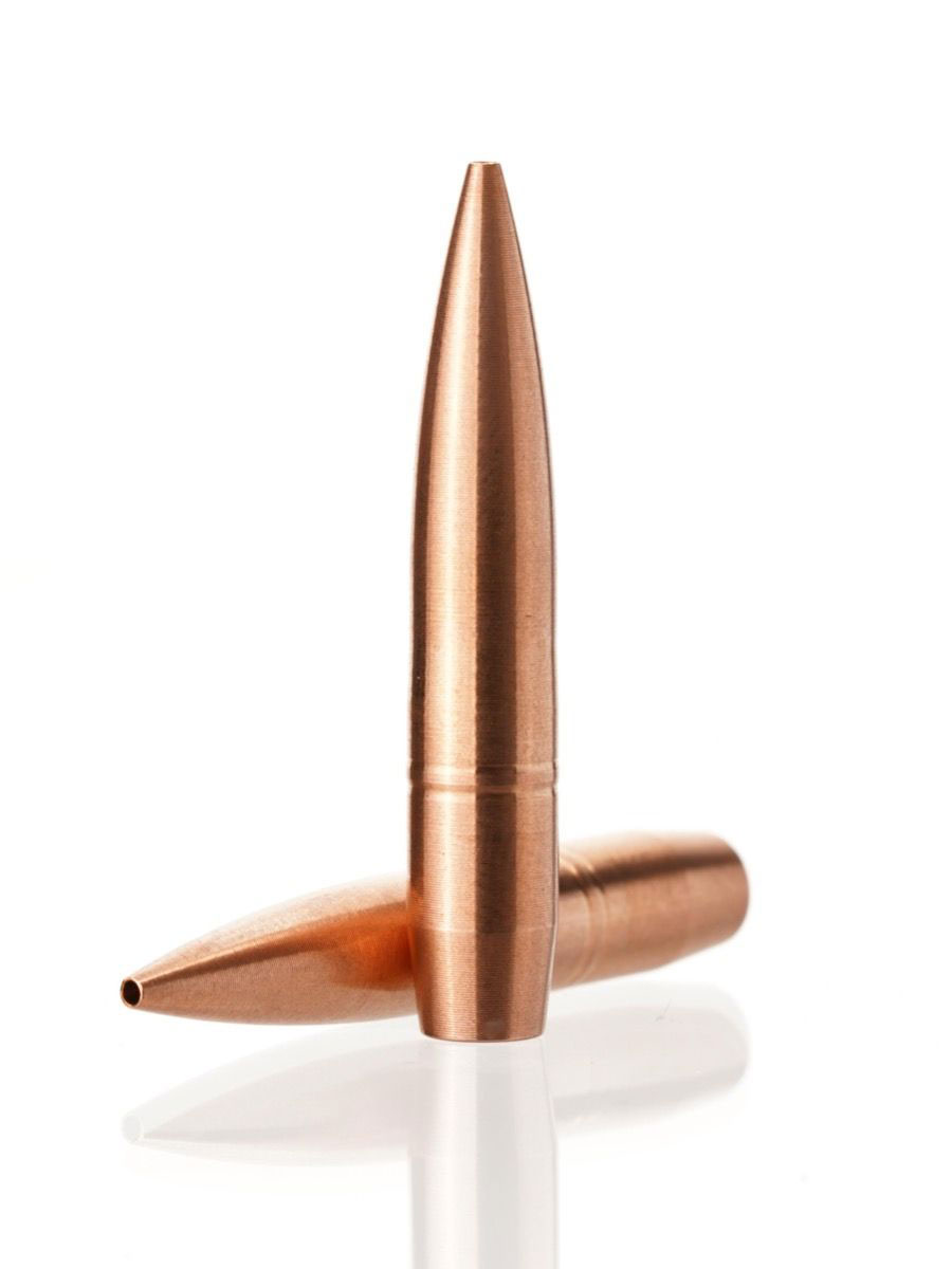 Cutting Edge Bullets Single Feed Match Tactical Hunting .264 Winchester Magnum /6.5mm Caliber 140 Grain Solid Copper Hollow Point Rifle Bullets