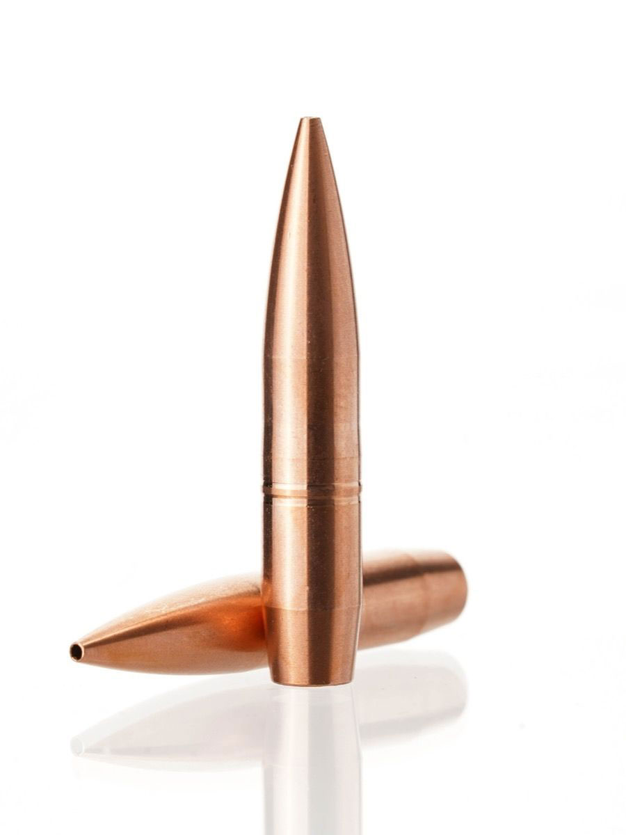 Cutting Edge Bullets Single Feed Match Tactical Hunting .284 /7mm Caliber 168 Grain Solid Copper Hollow Point Rifle Bullets