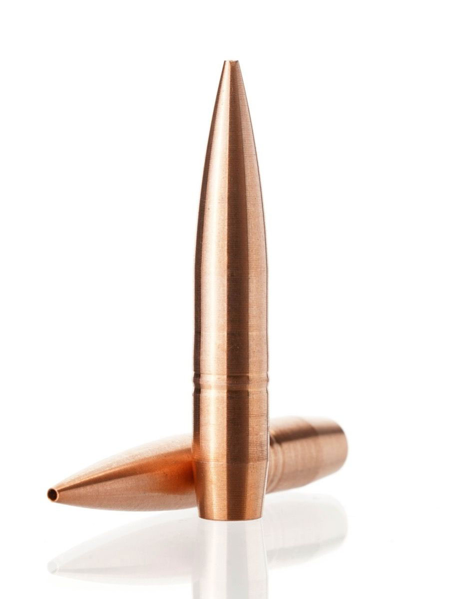 Cutting Edge Bullets Single Feed Match Tactical Hunting .323/8mm Caliber 256 Grain Solid Copper Hollow Point Rifle Bullets