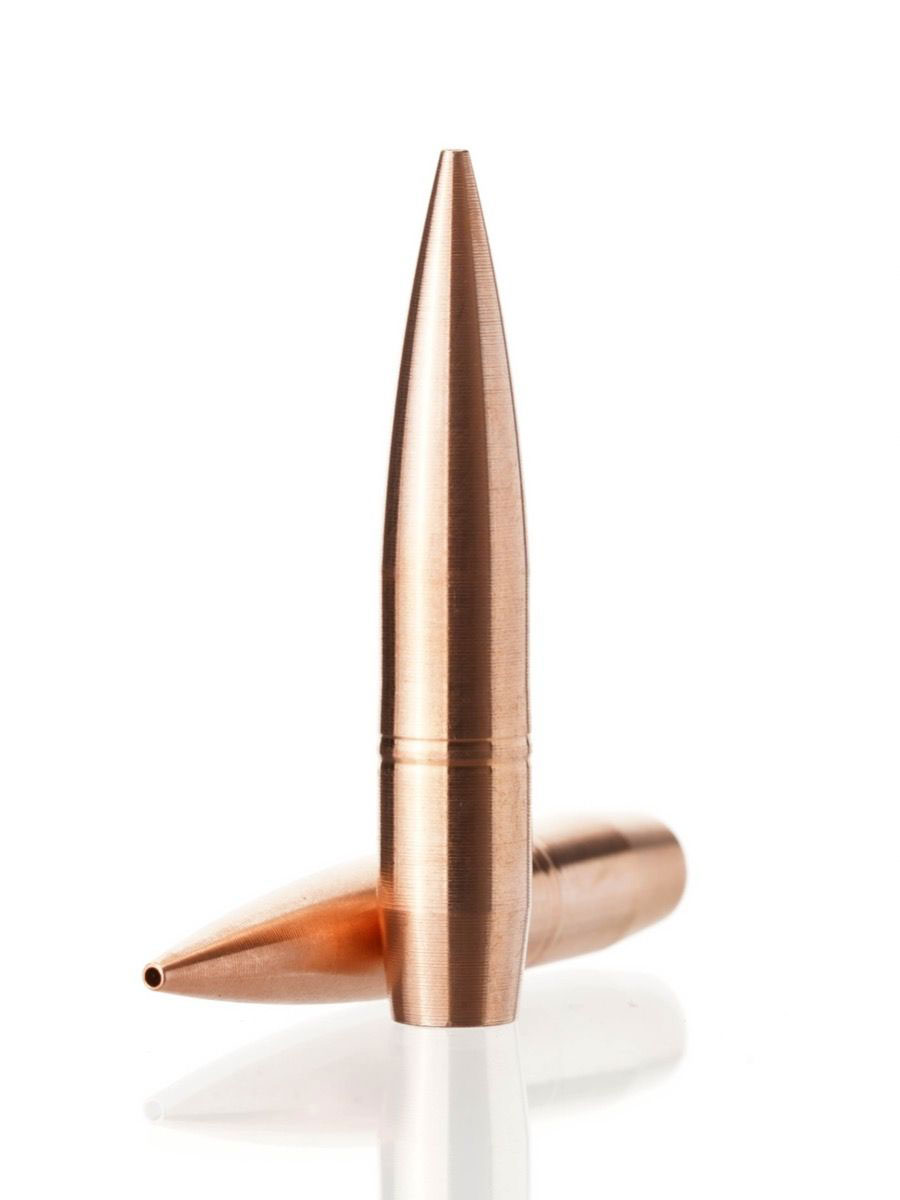 Cutting Edge Bullets Single Feed Match Tactical Hunting .338 Caliber 275 Grain Solid Copper Hollow Point Rifle Bullets