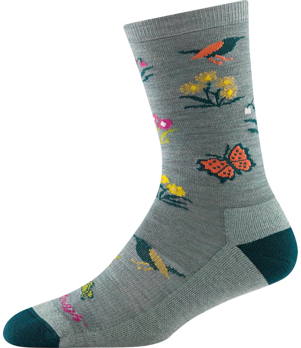 Darn Tough Cottage Bloom Crew Lightweight with Cushion Socks - Womens ...