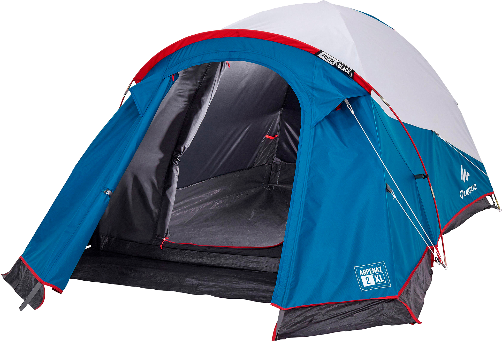 Decathlon Quechua Arpenaz Fresh & Black Waterproof Camping Tent For 2 Person