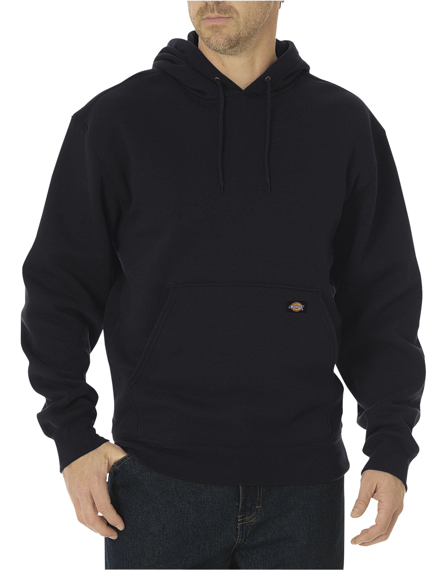 dickies men's fleece pullover with flannel lined hoodie