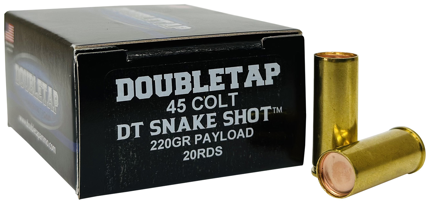 Doubletap Ammunition .45 Colt 220 grain Snake Shot Brass Cased Pistol Ammunition