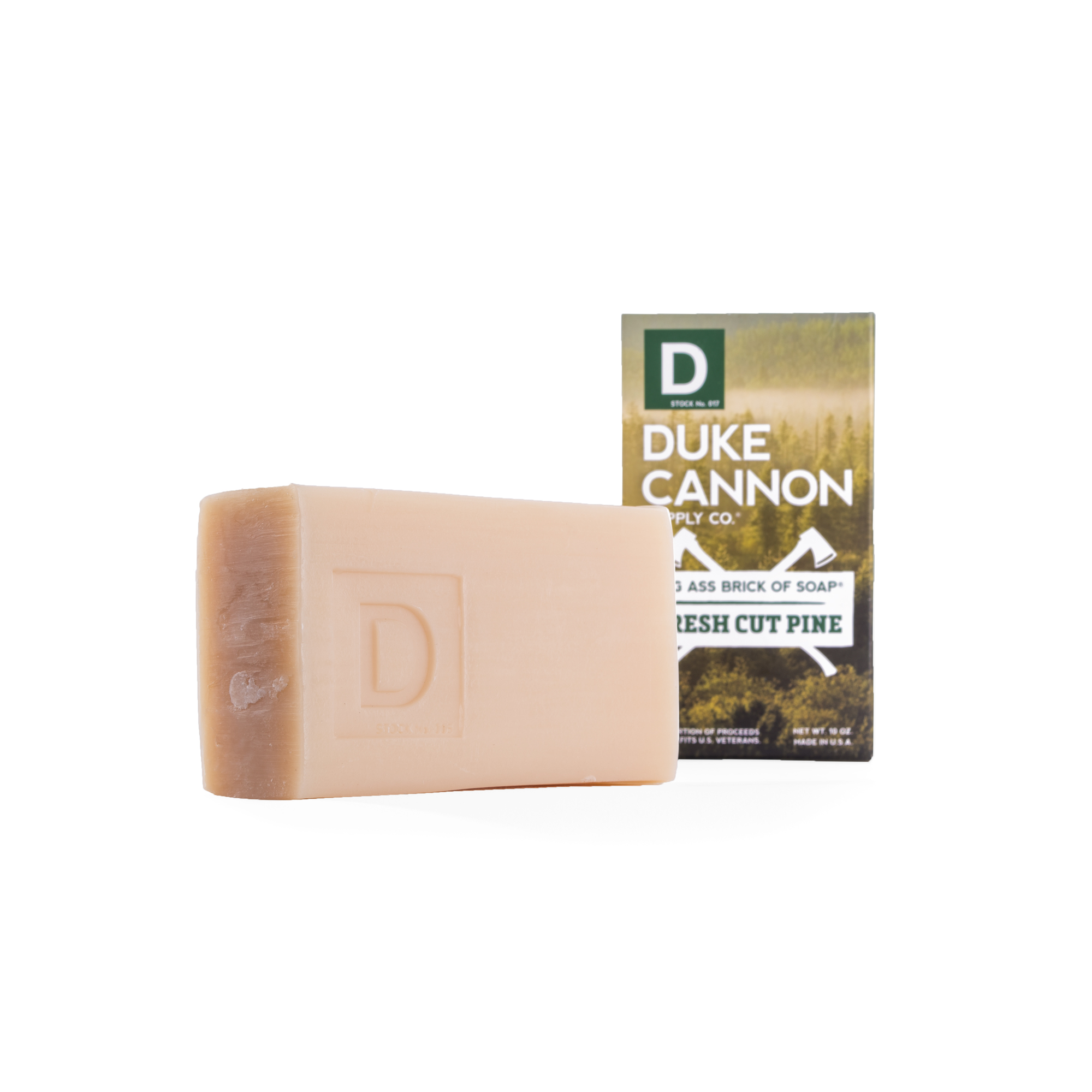 Duke Cannon Supply Co. Big Ol' Brick of Hunting Bar Soap, Scent Eliminator,  10 oz (Hunting Scent Eliminator, Pack of 1)