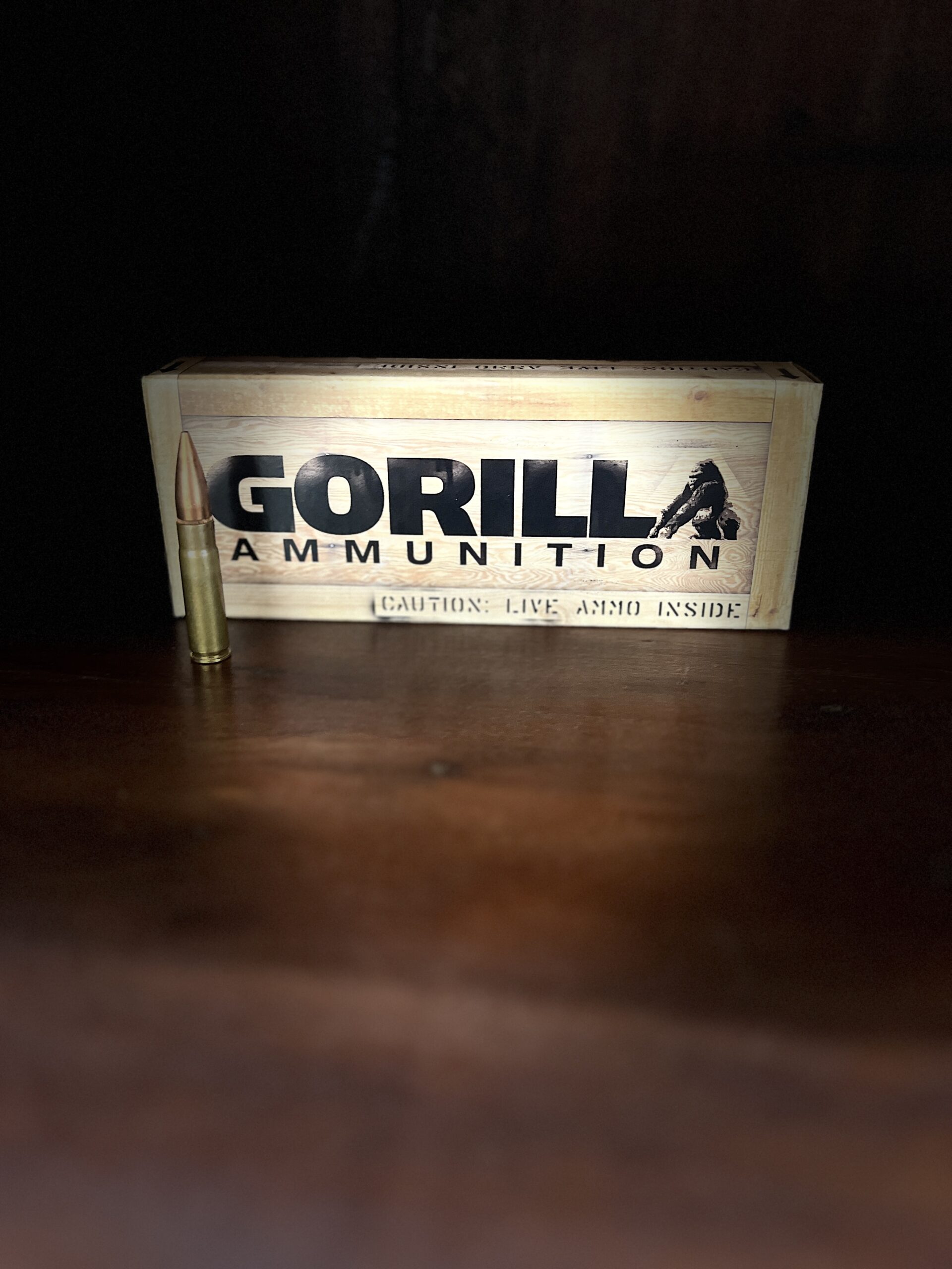 Gorilla Ammunition .300 AAC Blackout 150 Grain Sierra Full Metal Jacket Brass Cased Rifle Ammunition