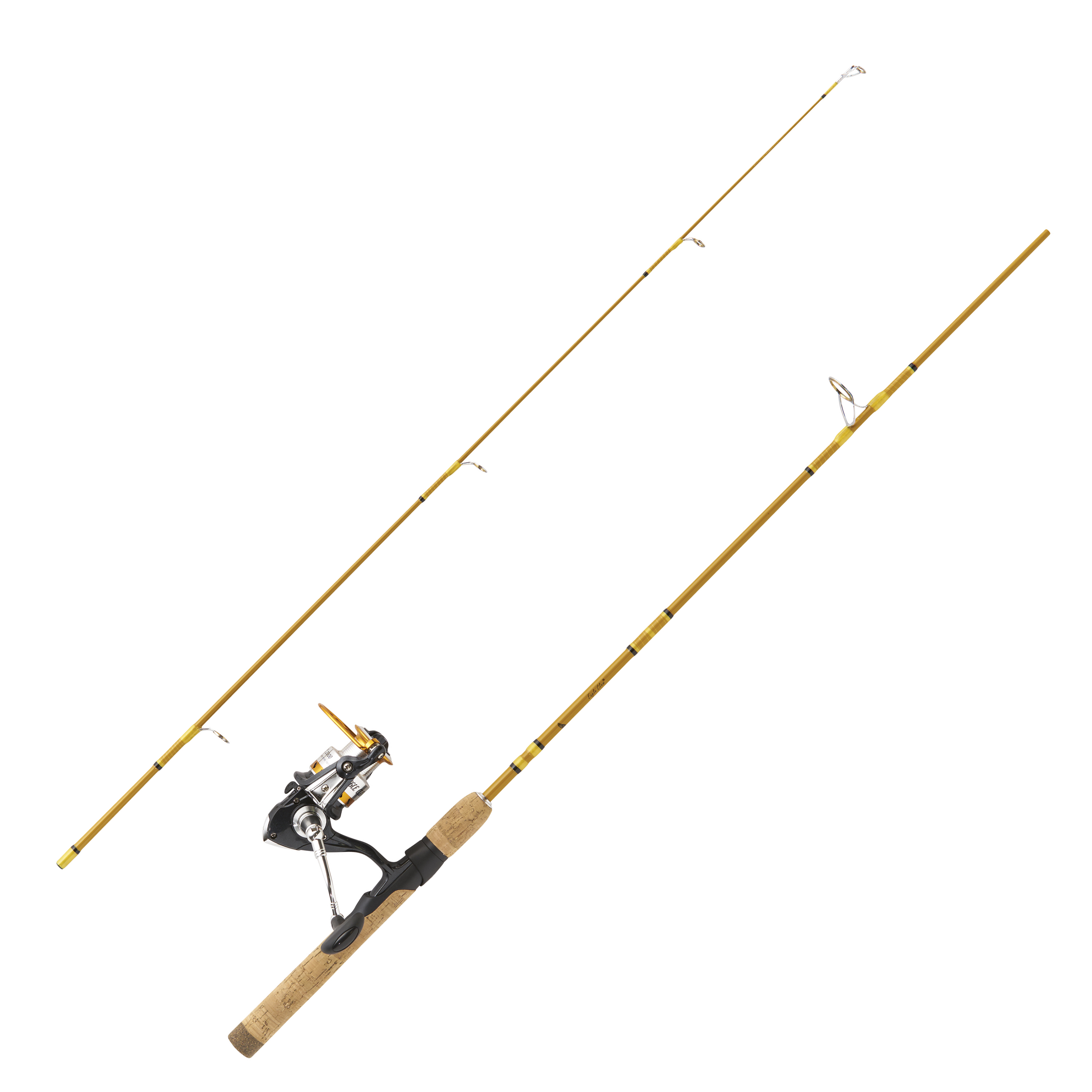  Eagle Claw CG56LS2C Crafted Glass Spinning Combo, 5'6