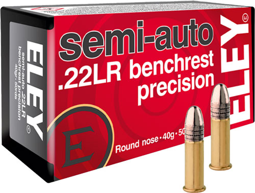 Eley Ammunition Eley Ammo Precision .22lr 40gr Semi-auto Benchrest