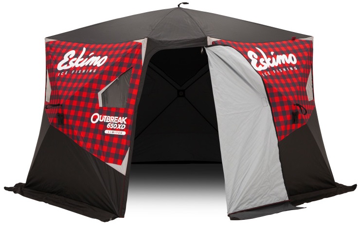 Eskimo Ice Shelter Outbreak 650 XD Plaid  $12.00 Off w/ Free Shipping and  Handling