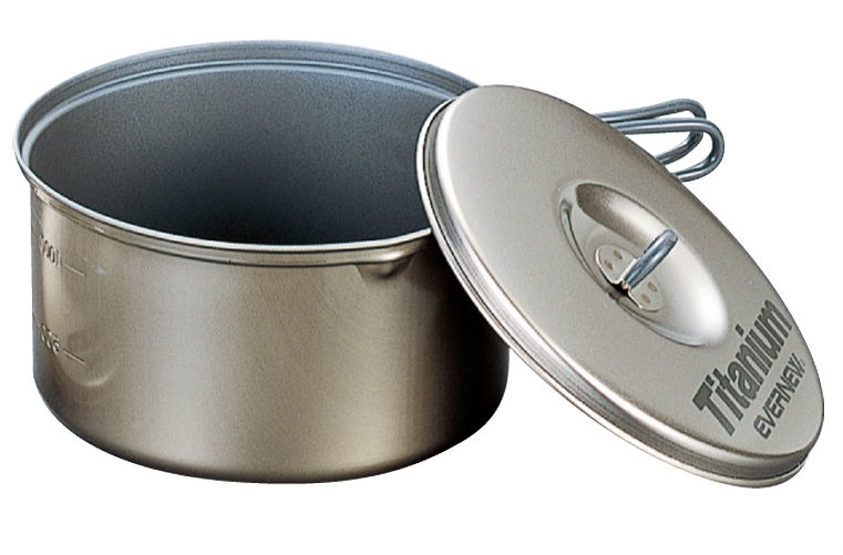 Evernew 0.9L Titanium Non-Stick Pot