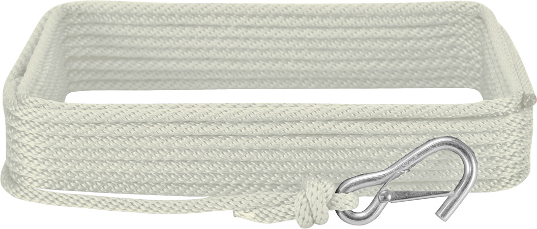 Extreme Max Boattector Solid Braid Mfp Anchor Line With Snap Hook - 3/8in x  50ft