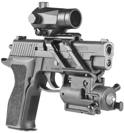 Fab Defense Universal Aluminum Picatinny Rail Scope Mount for Pistol Handgun USM