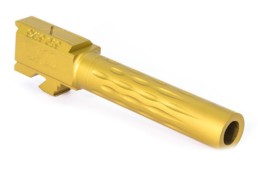Faxon Firearms Glock Match Series Flame Fluted/Threaded 9mm Barrel 1
