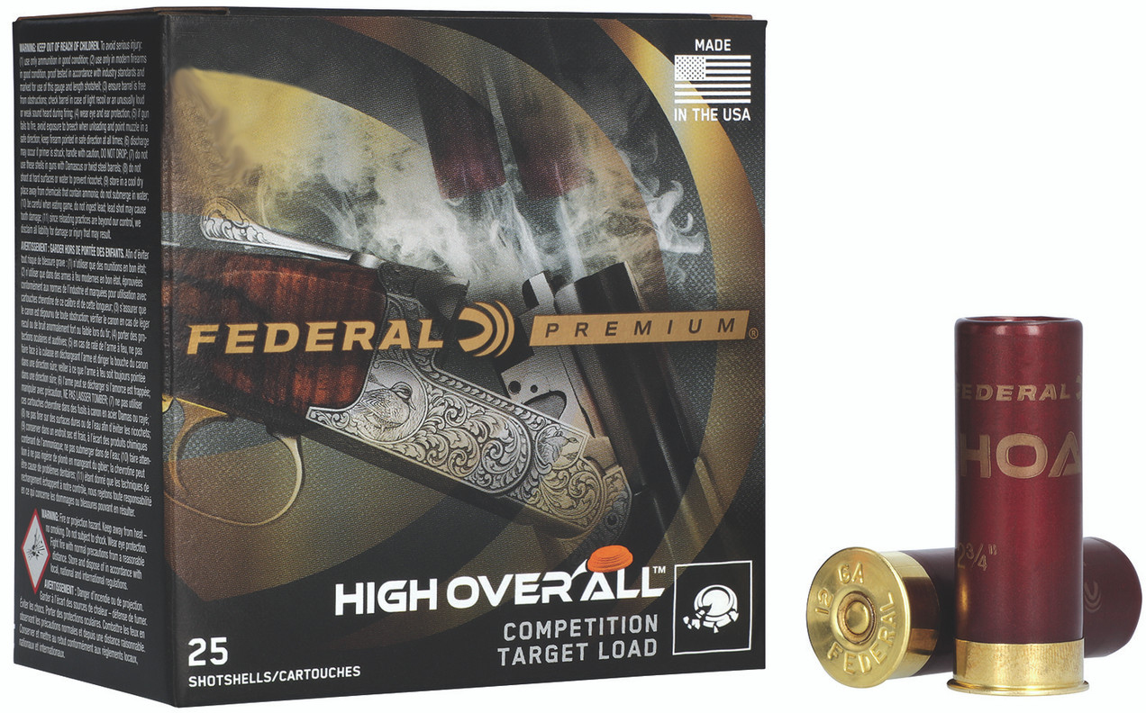 Federal Premium 28 Gauge 2 3/4in 3/4oz 2 Dram 8 Shot Size Shotgun Ammunition