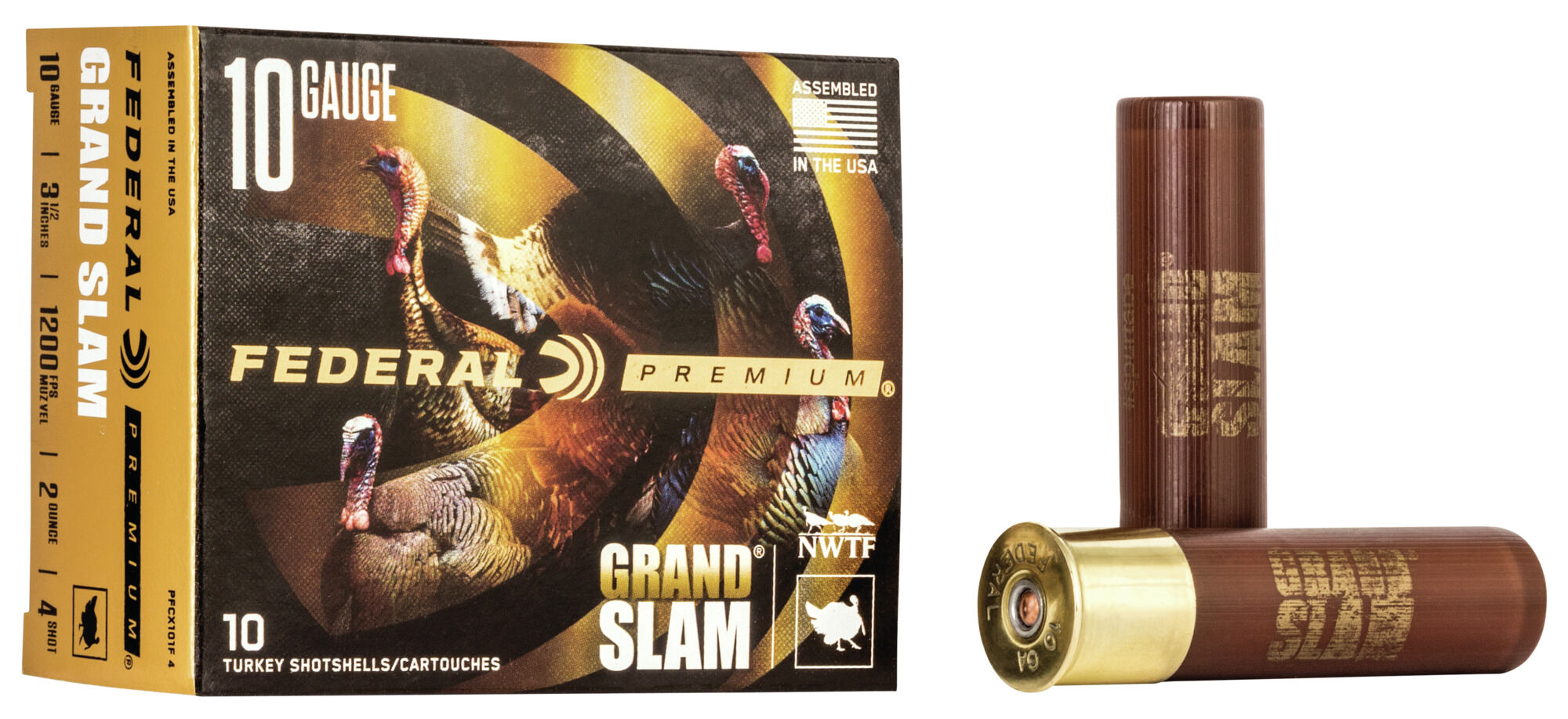 Federal Premium Grand Slam 10 Gauge 2 oz Grand Slam Shotgun Ammunition