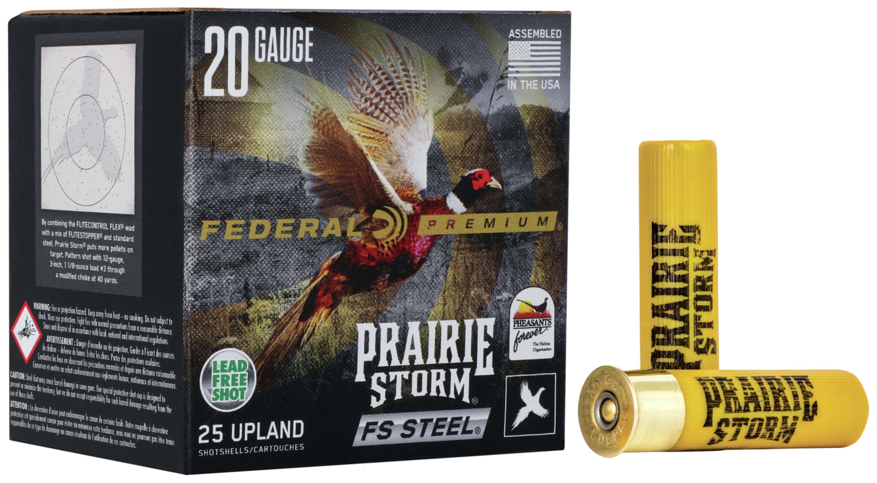 Federal Premium Prairie Storm 20 Gauge 3in 7/8 oz Shotgun Shot Ammunition