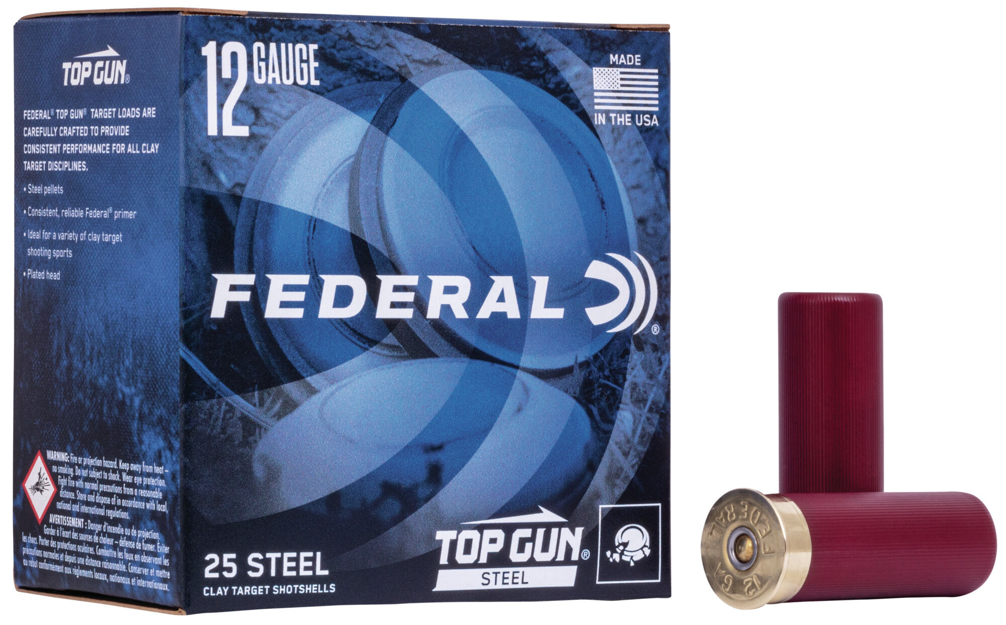 Federal Premium Top Gun 12 Gauge 1 1/8 oz Steel Shotgun Ammunition