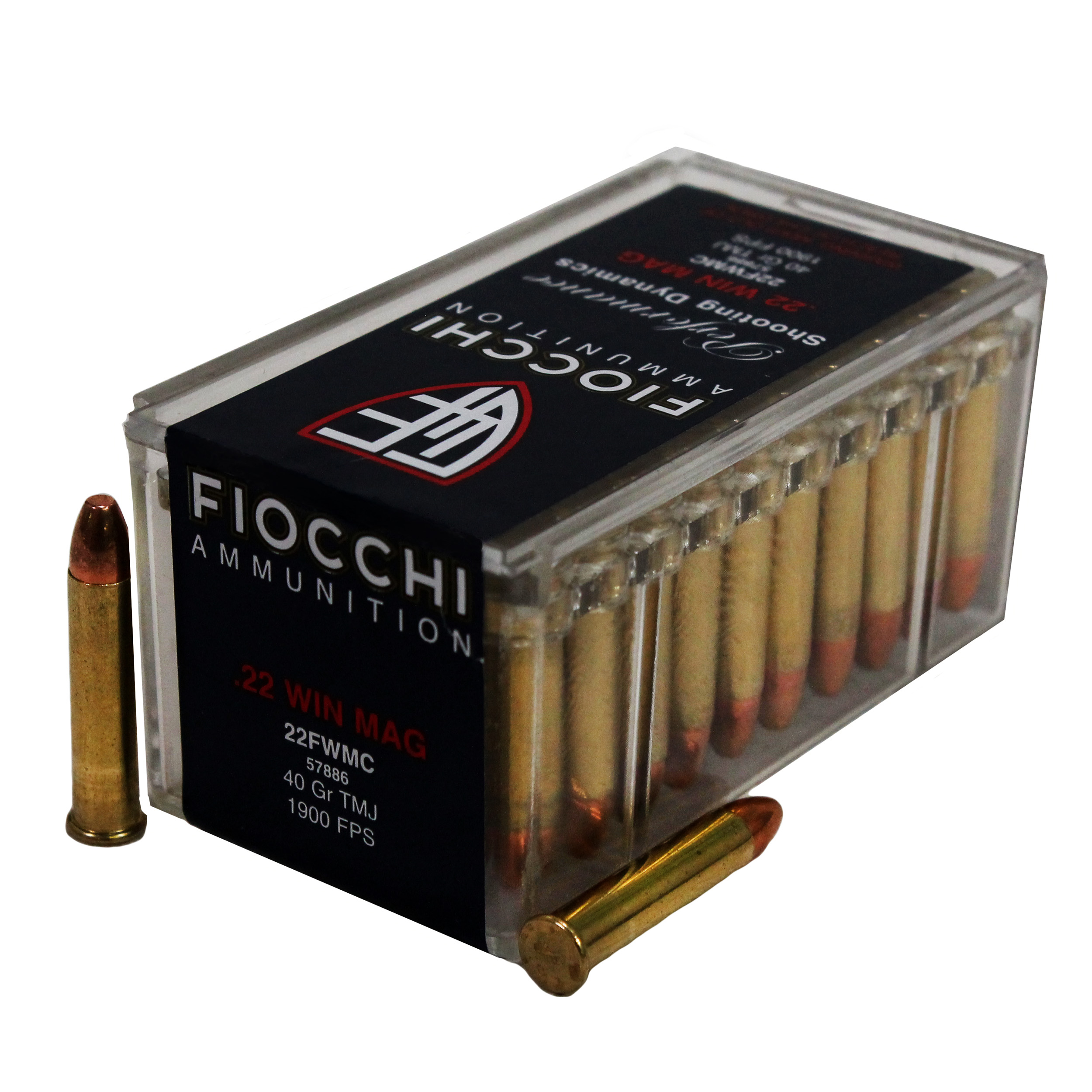 Fiocchi 22WMR 40gr FMJ 22FWMC