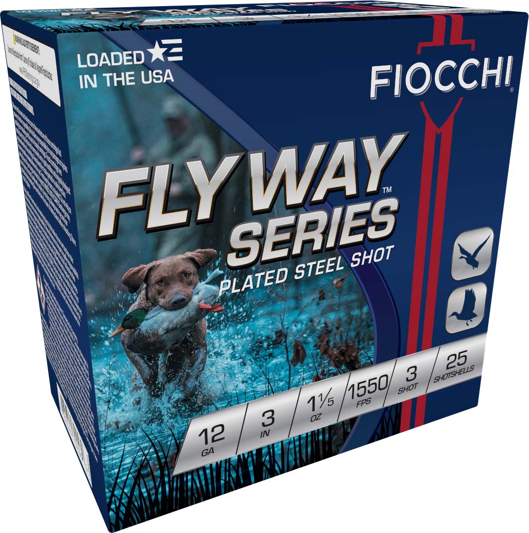 Fiocchi Flyway 12 Gauge 1 1/5oz 3in 3 Size Shotgun Ammunition