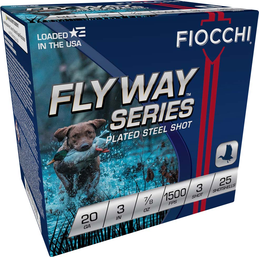 Fiocchi Flyway 20 Gauge 7/8oz 3in 3 Size Shotgun Ammunition