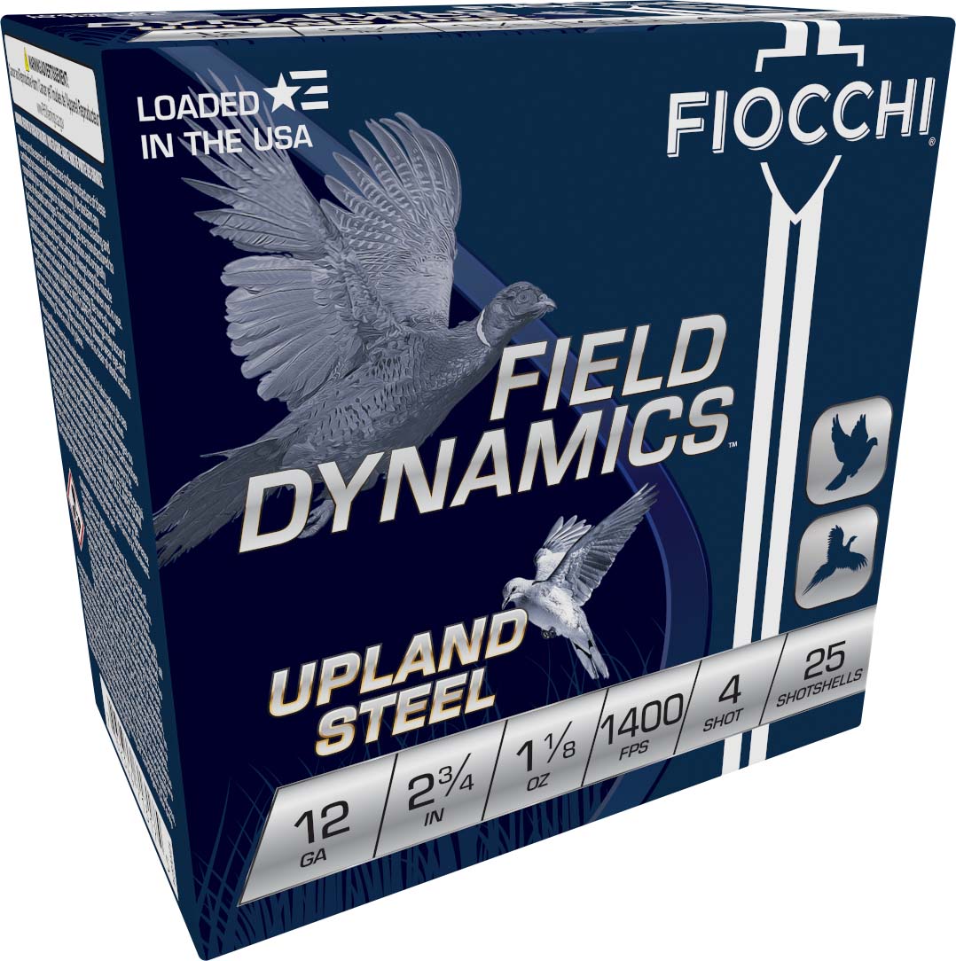 Fiocchi Hi Velocity Steel 12 Gauge 1 1/8 oz 2.75in 4 Shot Shotgun Ammunition