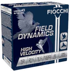 Fiocchi Vi Helocity 12 Gauge 1 1/4oz 2.75in 4 Shot Shotgun Ammunition