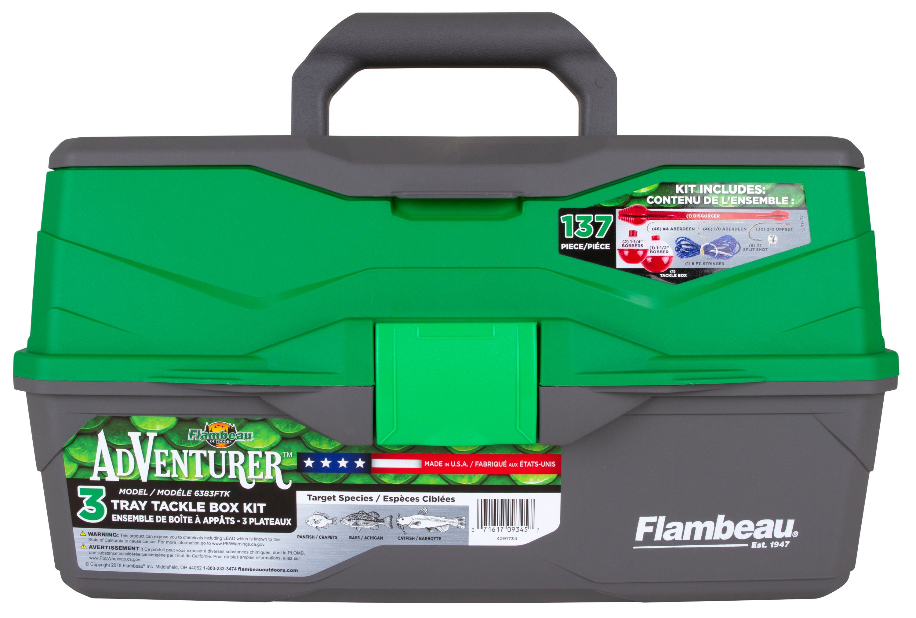 Flambeau Adventurer 3-Tray Tackle Kit
