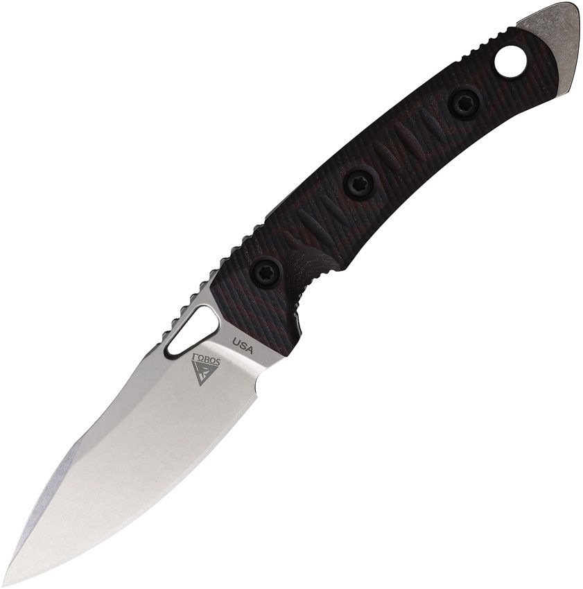 opplanet fobos knives cacula fixed blade blk red m 3