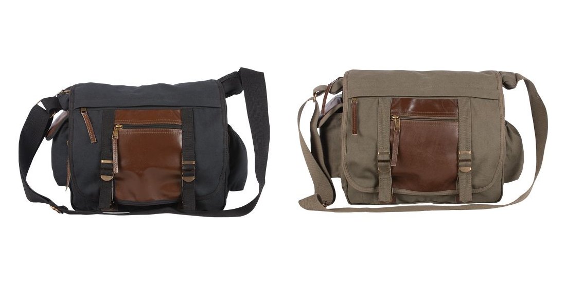 Concealed Carry Canvas Messenger Bag