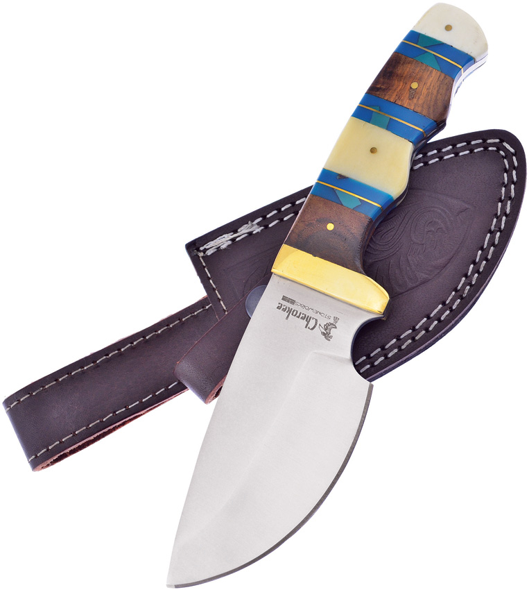 Frost Fixed Blade Knife, Cherokee Stoneworks