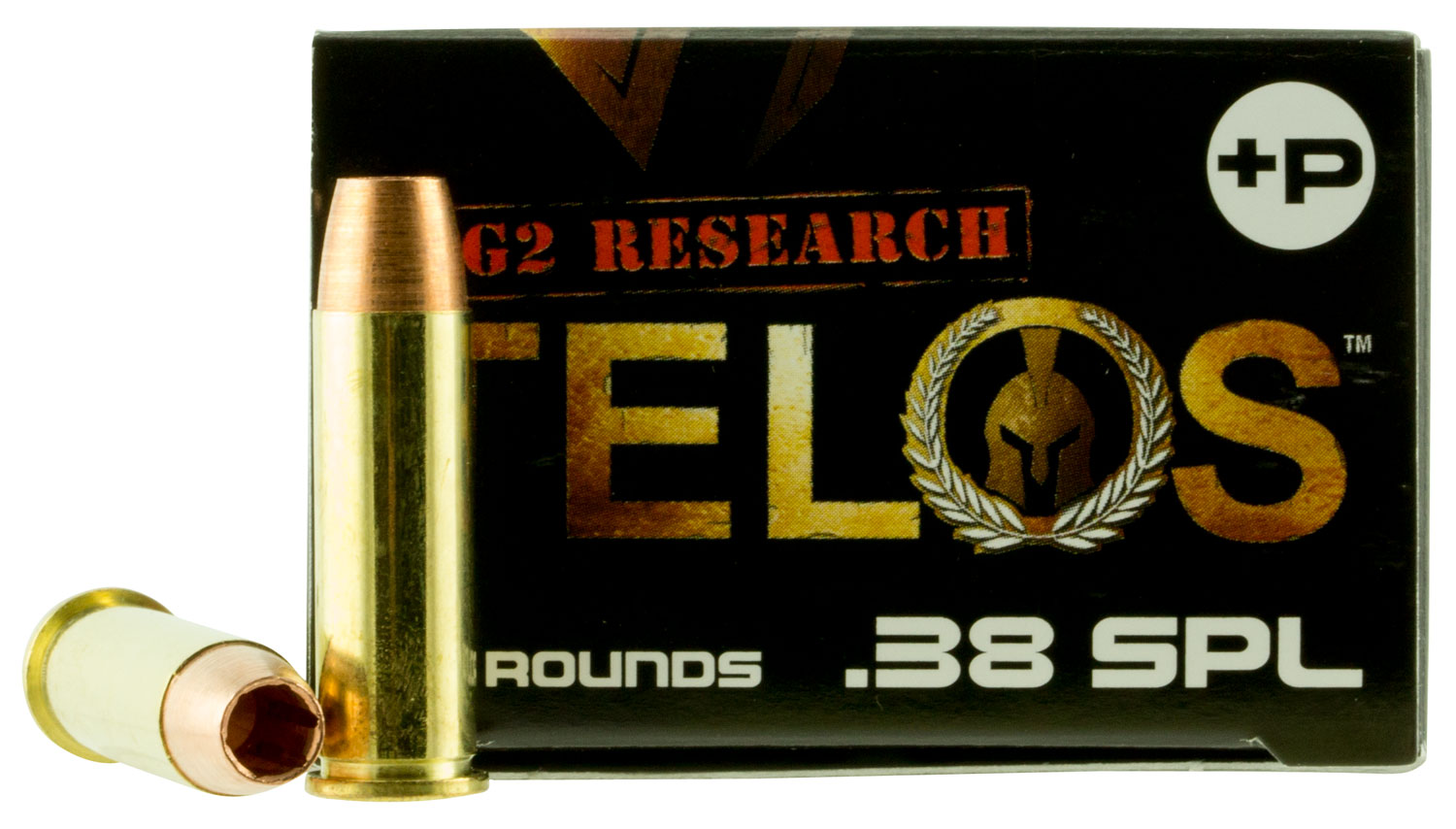 G2 Research TELOS 38SPL+ Telos 38 Special +P 105 Gr Copper Hollow Point