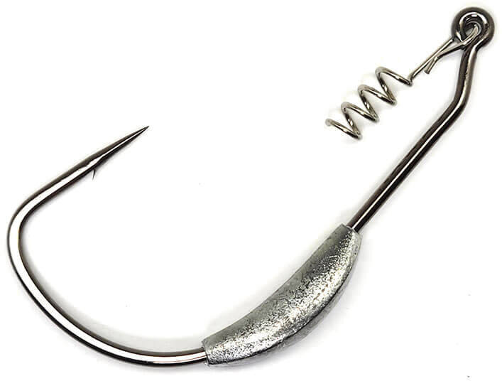 Gamakatsu Superline Weighted Worm Hook with Spring Lock, Needle Point,  Extra Wide Gap