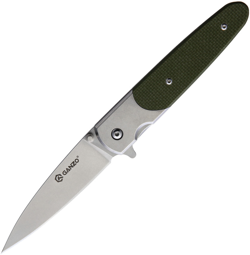 Ganzo Firebird Linerlock Blue Gray G10 Spear D2 –